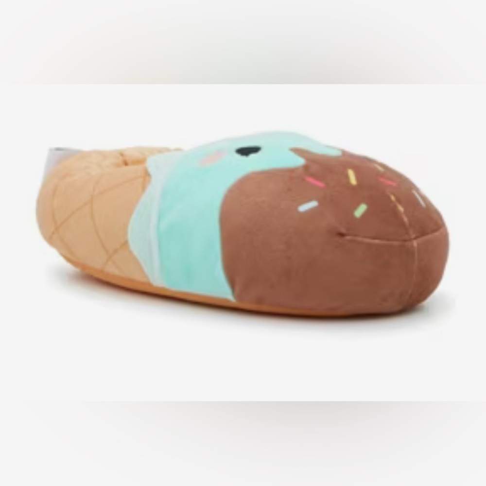 Squishmallows Maya the Mint Ice Cream Kids Slippers - size 6-7 - Picture 2 of 8